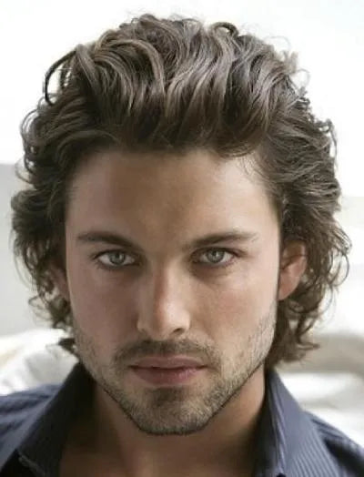 Flawless Back-Combed Boutique Short Wavy Lace Wig 100% Real Human Hair Wig 8 Inches for Men
