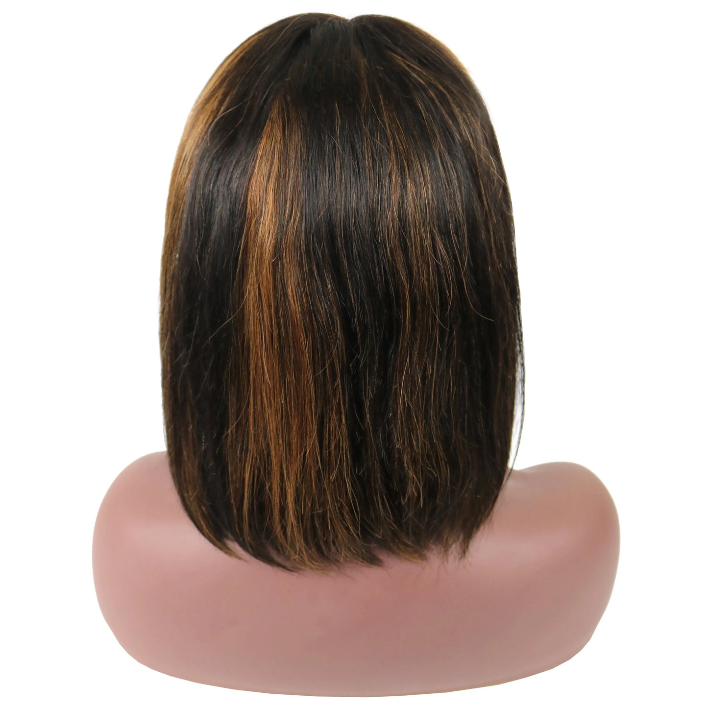 Gabrielle Union mittellange, glatte Lace-Front-Echthaarperücke, 35 cm